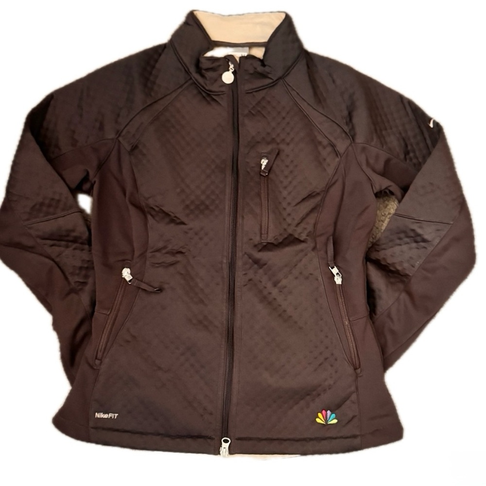 Nike NBC   Golf Women’s Quilted Fit Therma Brown Jacket M